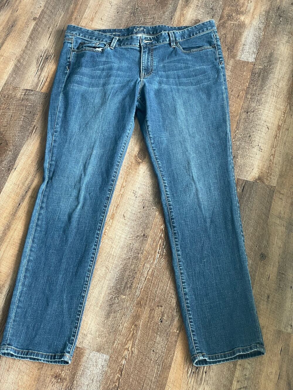 Ann Taylor LOFT modern skinny jean 16 ladies